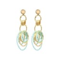 Boucles d'oreilles Oana blue Maldives
