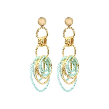 Boucles d'oreilles Oana blue Maldives