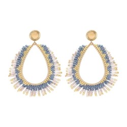 Boucles d'oreilles Maya jungle Bali