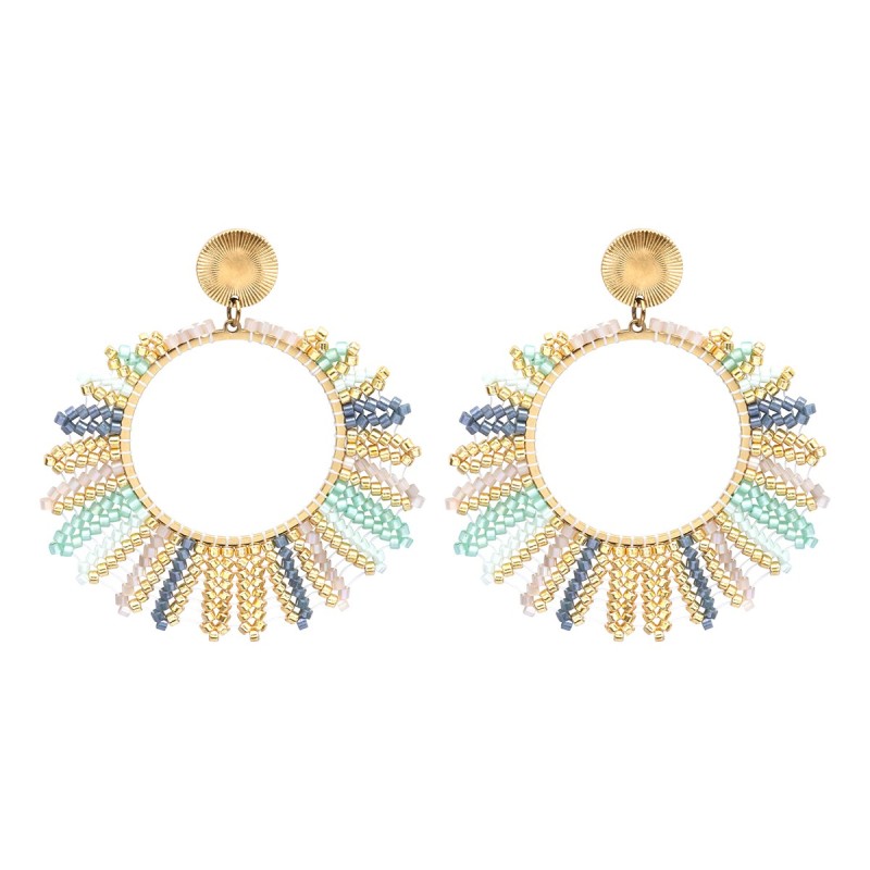 Boucles d'oreilles Inaya jungle Bali