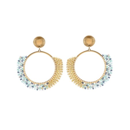 Boucles d'oreilles Tal jungle Bali