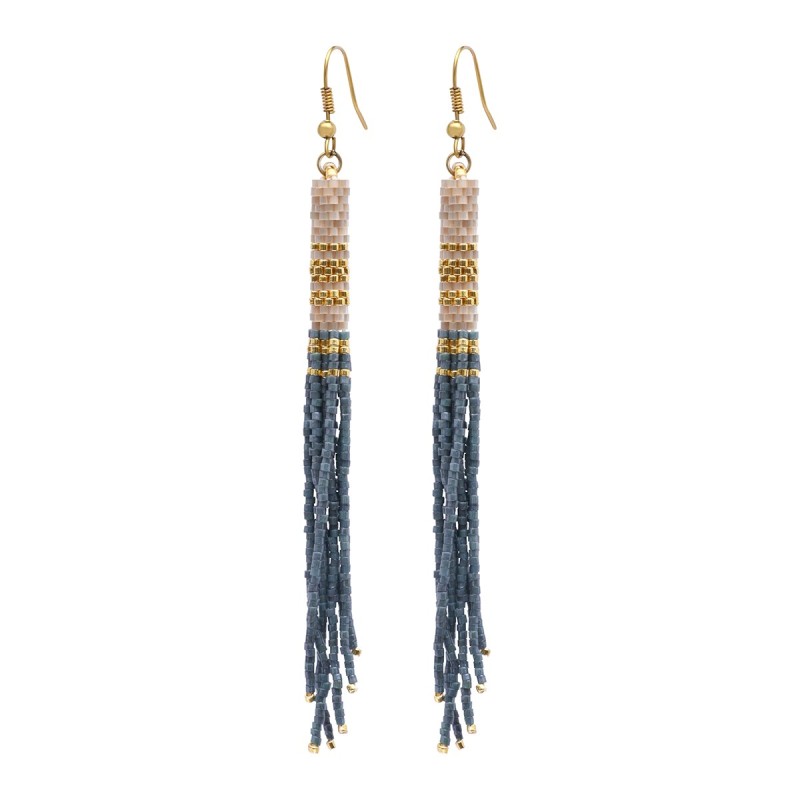 Boucles d'oreilles Bahia jungle Bali