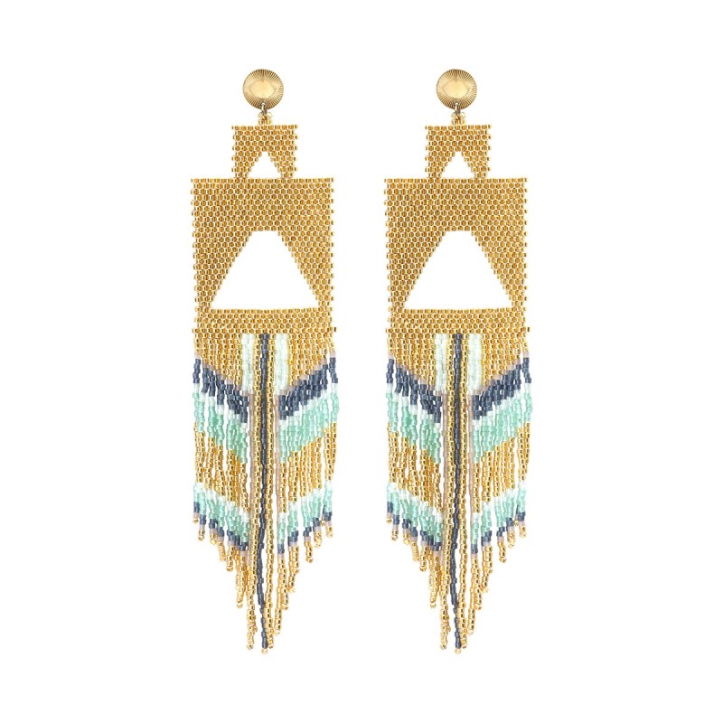 Boucles d'oreilles Serena jungle Bali