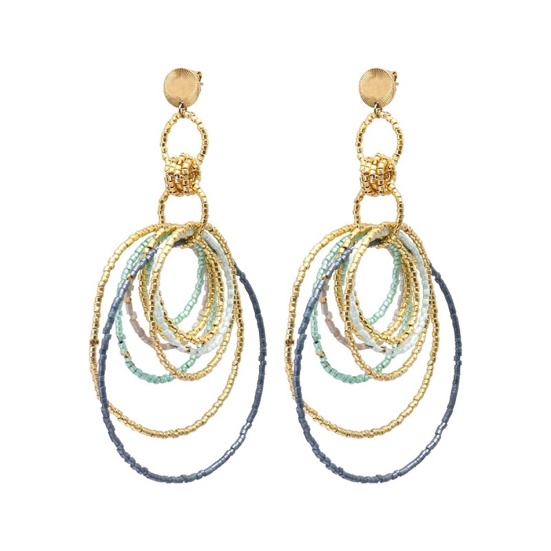 Boucles d'oreilles Cali jungle Bali