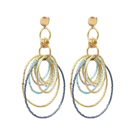 Boucles d'oreilles Cali jungle Bali