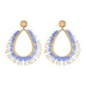 Boucles d'oreilles Maya Santorini