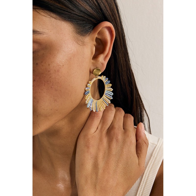 Boucles d'oreilles Inaya Santorini