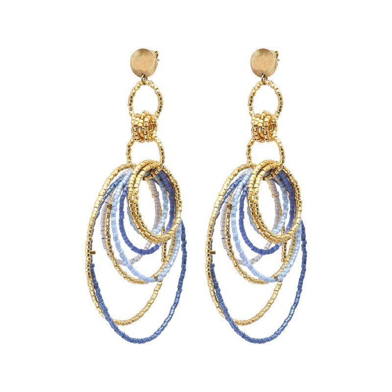 Boucles d'oreilles Cali Santorini