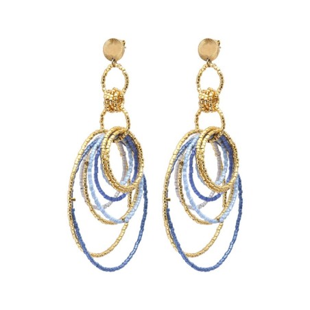 Boucles d'oreilles Cali Santorini
