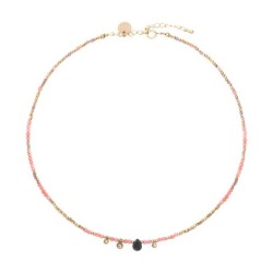 Collier Gabrielle corail