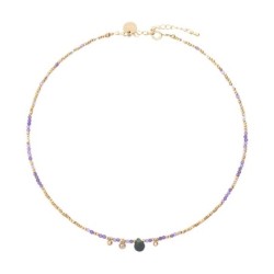 Collier Gabrielle améthyste