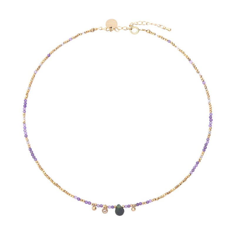 Collier Gabrielle améthyste
