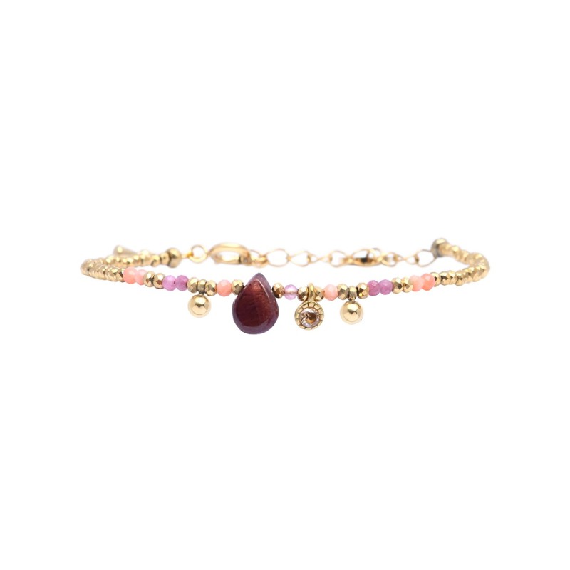 Bracelet Gabrielle corail