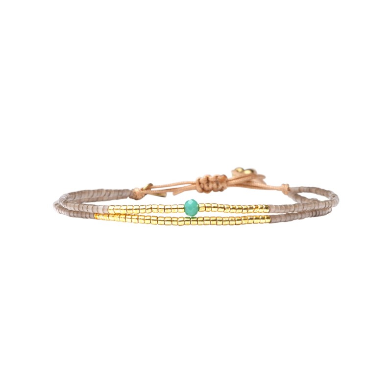 Bracelet Blue ocean Ambre