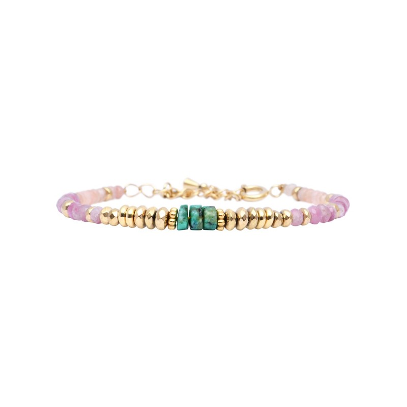 Bracelet Rim tourmaline rose