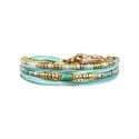 Bracelet 2 tours Rim color cristal