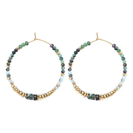 Boucles d'oreilles Rim turquoise