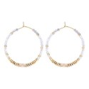 Boucles d'oreilles Rim nacre