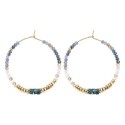 Boucles d'oreilles Rim cyanite