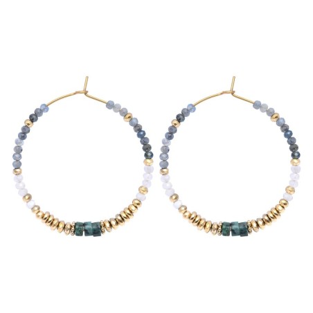 Boucles d'oreilles Rim cyanite