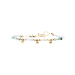 Bracelet Emi pierre de lune blanche
