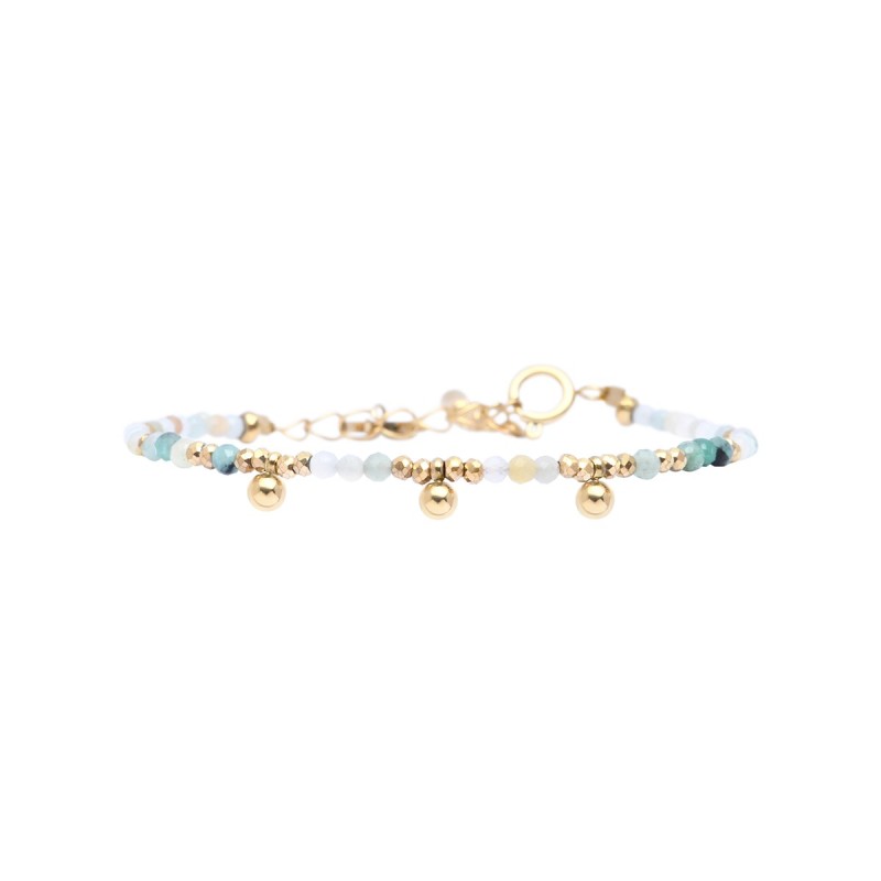 Bracelet Emi pierre de lune blanche