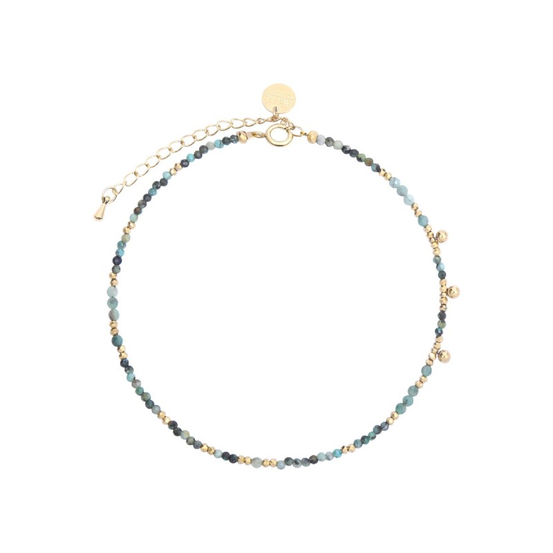 Bracelet cheville Emi turquoise