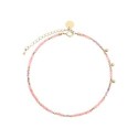 Bracelet cheville Emi corail