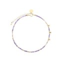 Bracelet cheville Emi améthyste