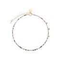 Bracelet cheville Emi tourmaline