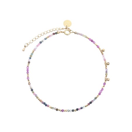 Bracelet cheville Emi tourmaline