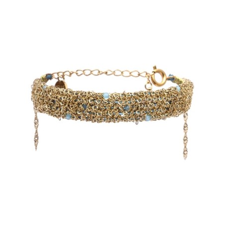 Bracelet Romy precious aigue marine
