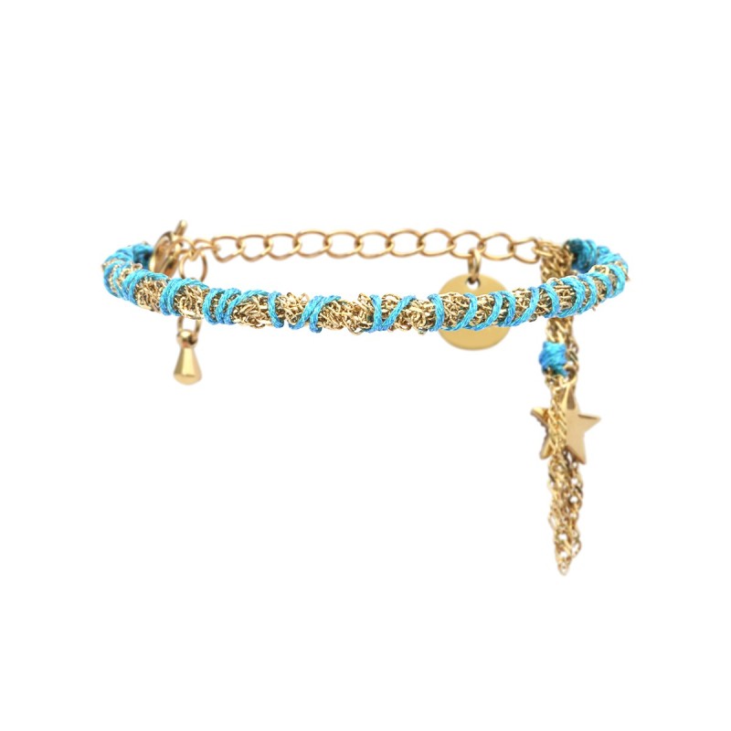 Bracelet Calie bleu sortie en mer
