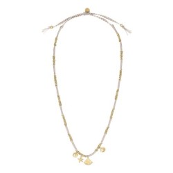 Collier Hanaya champagne