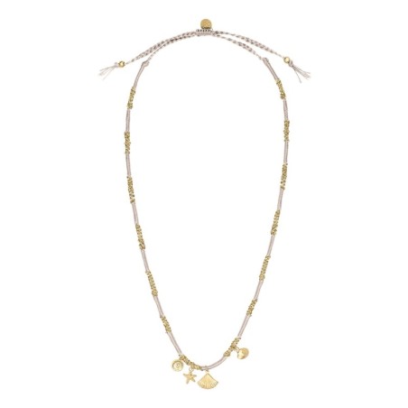 Collier Hanaya champagne