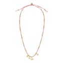 Collier Hanaya rose barbapapa