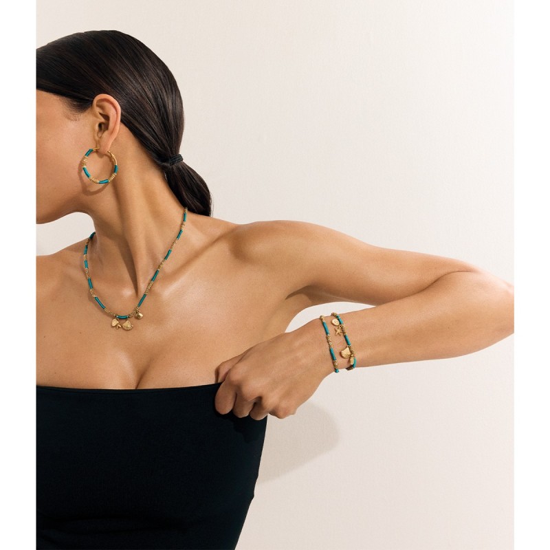 Bracelet Hanaya blanc d'ivoire