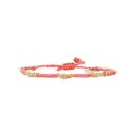 Bracelet Hanaya rose incarnat