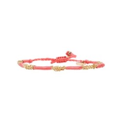 Bracelet Hanaya rose incarnat