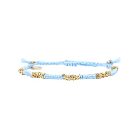 Bracelet Hanaya bleu ciel aquarelle