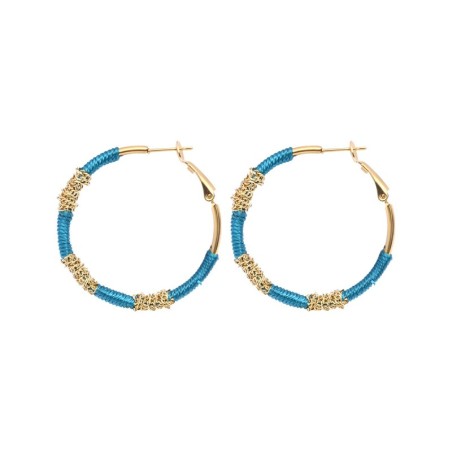 Boucles d'oreilles Hanaya bleu sortie en mer