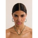 Boucles d'oreilles Hanaya champagne