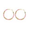 Boucles d'oreilles Hanaya rose barbapapa