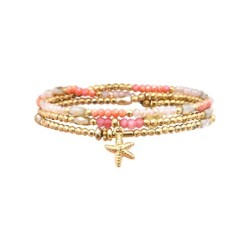 Bracelet élastique 3 tours Gaby Bora bora