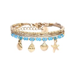 bracelet 4 rangs Lea apatite
