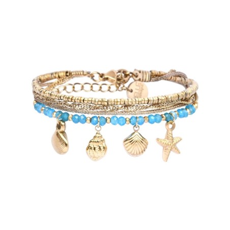 bracelet 4 rangs Lea apatite