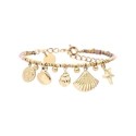 bracelet Lea pierre de lune rose