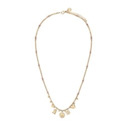 Collier Mila tourmaline rose