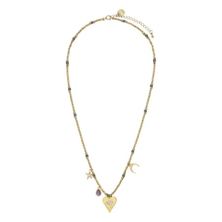 Collier Lucky charms émeraude