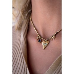 Collier Lucky charms émeraude